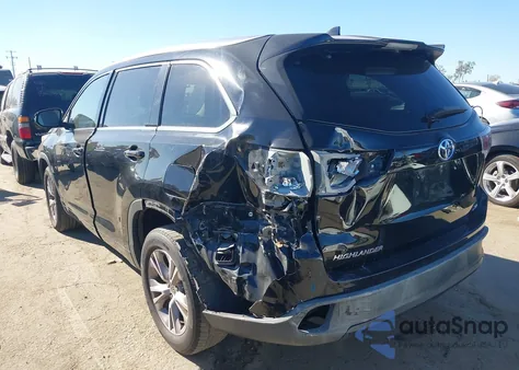 2014 Toyota Highlander Xle V6 from USA, damaged, VIN 5TDKKRFH8ES037256